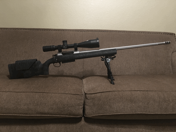 Stiller Preditor Remington 700 Long Action Krieger #6 contour barrel with 5R Rifling Accuracy Systems Maxi Brake HS Precision stock and bottom metal