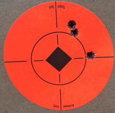 This is the 4 shot group at 500yrds that I shot with a 6x45 Ruger Mini 14 that you accurized 3yrs ago