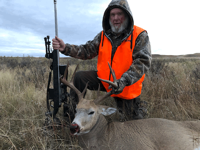 eight point whitetail taken with accuracy systems inc custom remington 700 6.5-284