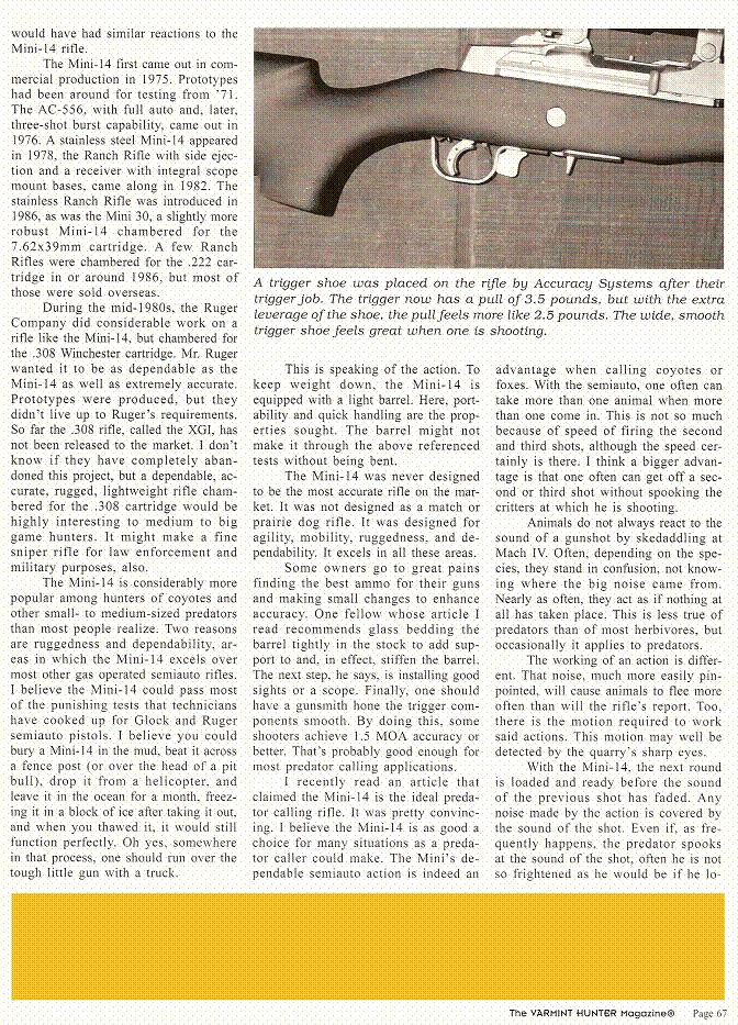 The Varmint Hunter Magazine Article About Accuracy Systems