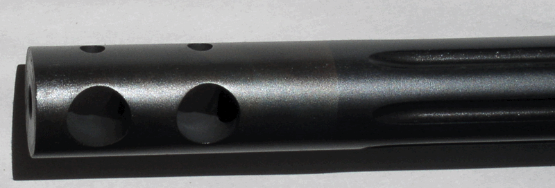 muzzle brake reduction in muzzle rise recoil