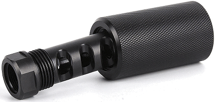 Forward or Side Venting ON / Off Muzzle Brake Keeps Noise to a Minimum