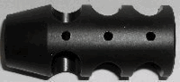 muzzle brake reduction in muzzle rise recoil