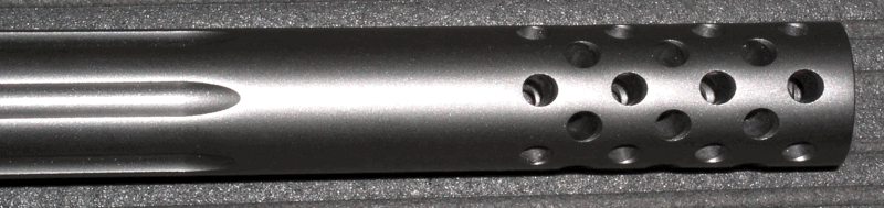 muzzle brake reduction in muzzle rise recoil