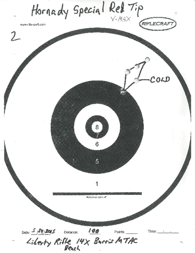 liberty rifle target