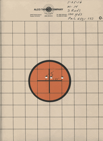 Custom Mini 14 targets