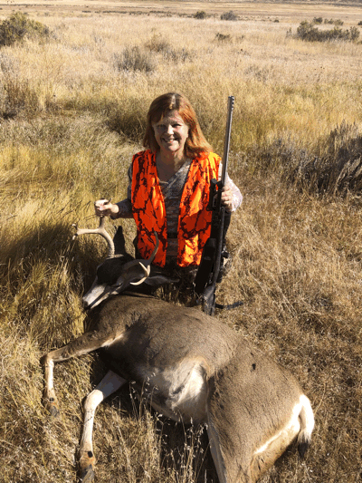 seven point mule deer taken with accuracy systems inc custom remington 700 6.5-284