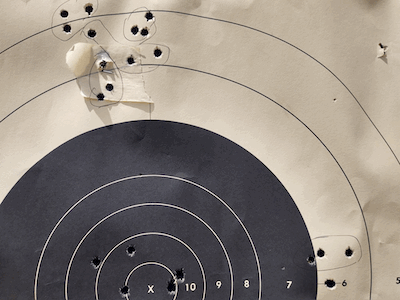 custom mini 14 rifle target