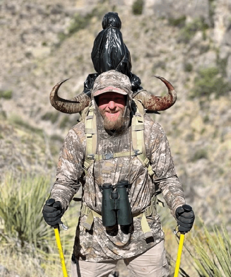 Accuracy Systens 243 WSSM takes a Public Lands New Mexico Barbary Sheep Ram