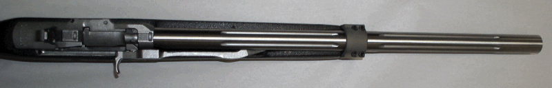 Ruger Mini 14 - 1" OD x 22" Long Bull barrel with fluting front &...