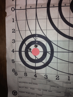 shot group that the AR10 upper @ 200 yards, off a single bag bench using Remington 300 saum in 180gr core-lokt ultra bonded PSP