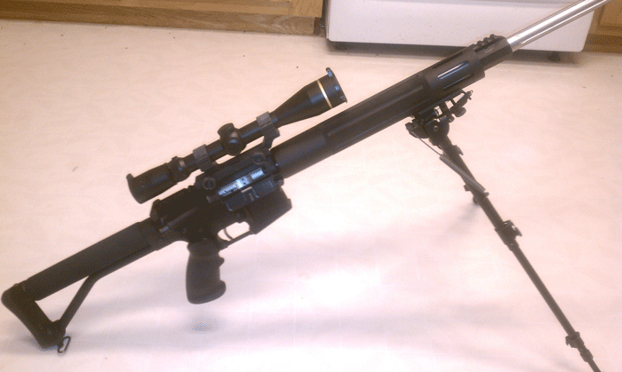 AR-15 .204 100 yard target