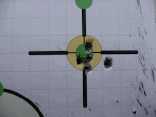 Mini 14 conversion 100 yard 5 shot target