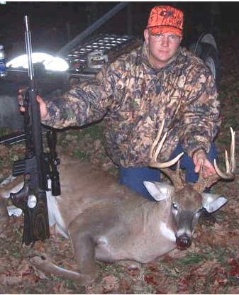 200 pound whitetail at over 300 yards