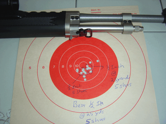 Mini 14 after the trigger work, bedding and adjustable gas block with stabilizer were installed